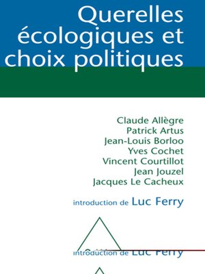 cover image of Querelles écologiques et choix politiques